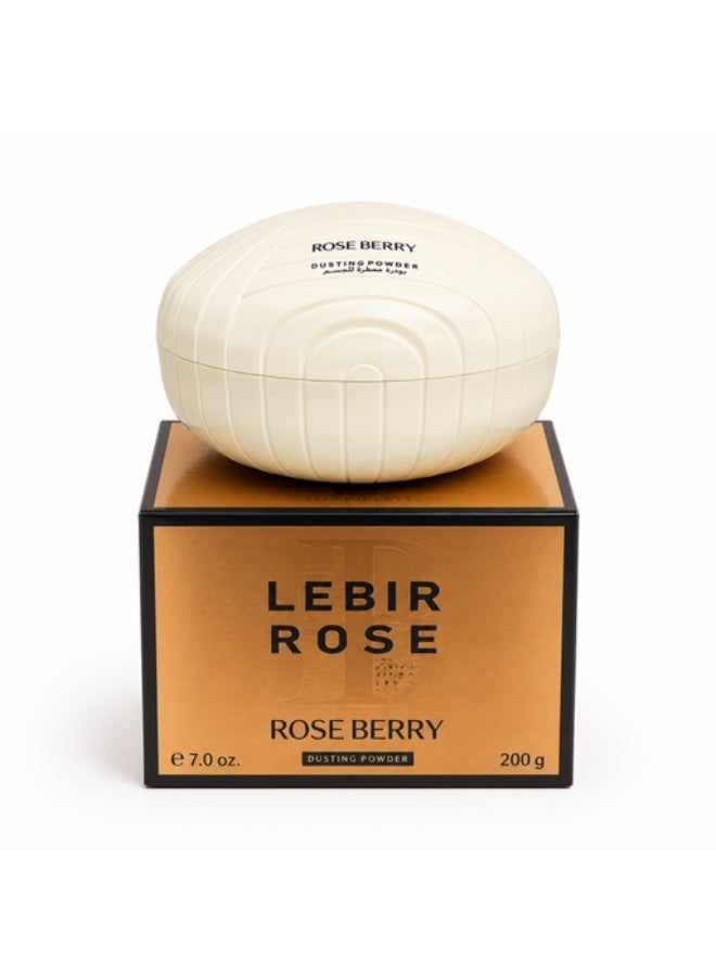 Rose Berry Lebir Rose Body Dusting Powder 200g, Long-Lasting Fragrance, Silky Smooth Texture, Perfumed Body Powder for Soft & Fresh Skin - Image 3