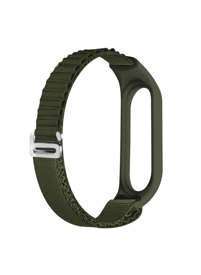 Generic - For Mi Band 9/8 Strap Universal Alpine Loop Strap Mi Band Mi34567 Nylon Strap-Color:5# Green-Specifications:Special For 8/9 Meters - Image 1