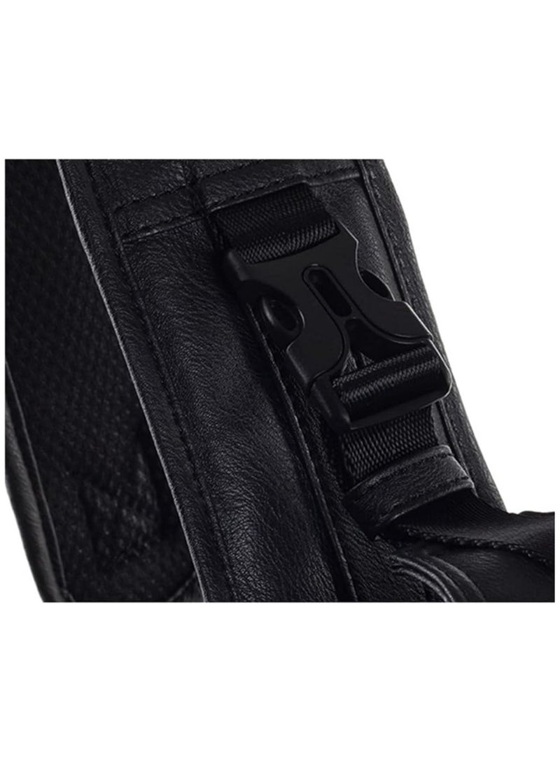 حقيبة كتف كروس جلدية للرجال، مناسبة للسفر والعمل، تصميم كاجوال وعملي - Image 4