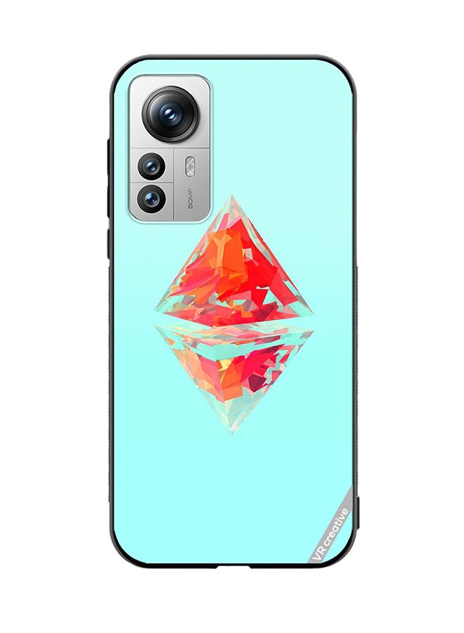 VR CREATIVE Protective Case Cover For Xiaomi 12 Pro Etherium Design Multicolour - Image 1