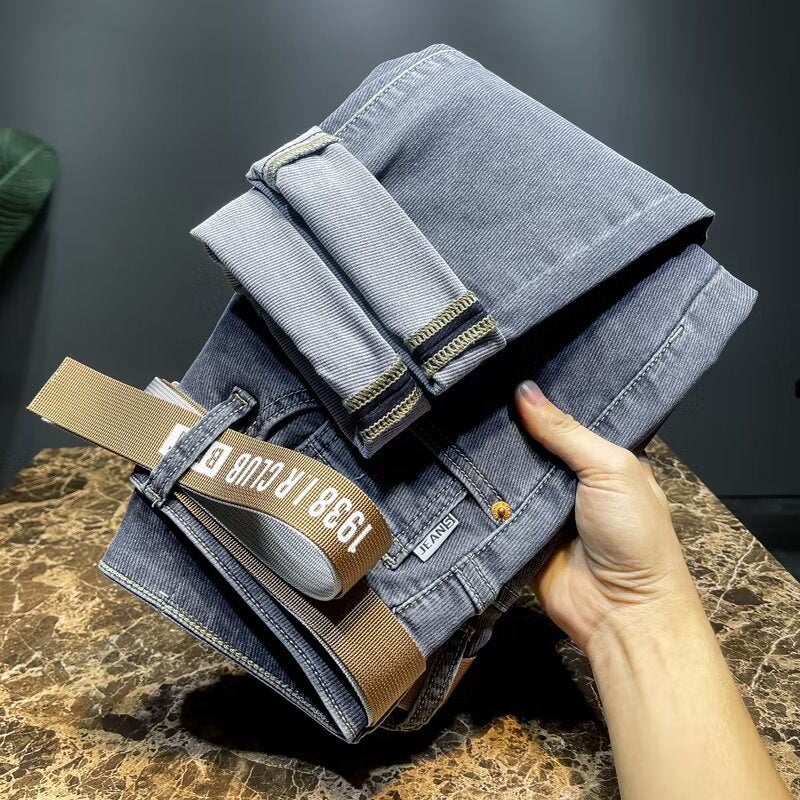 Unisex Classic Denim Jeans Loose Fit Daily Outdoor Wear - Image 5