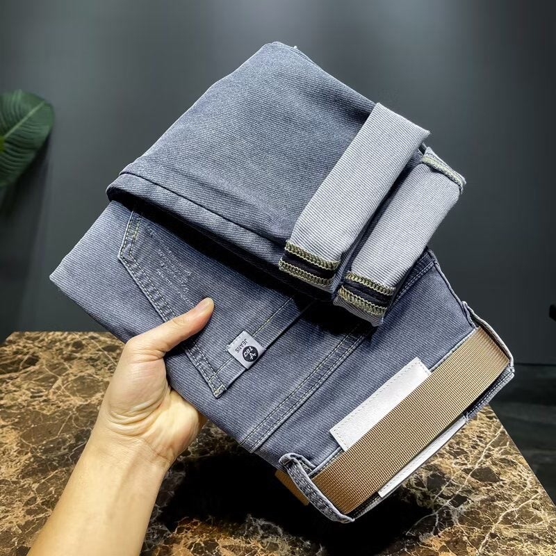 Unisex Classic Denim Jeans Loose Fit Daily Outdoor Wear - Image 4