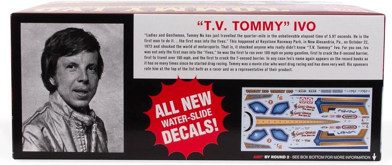 AMT Tommy Ivo Streamliner Dragster 125 Scale Model Kit - Image 2