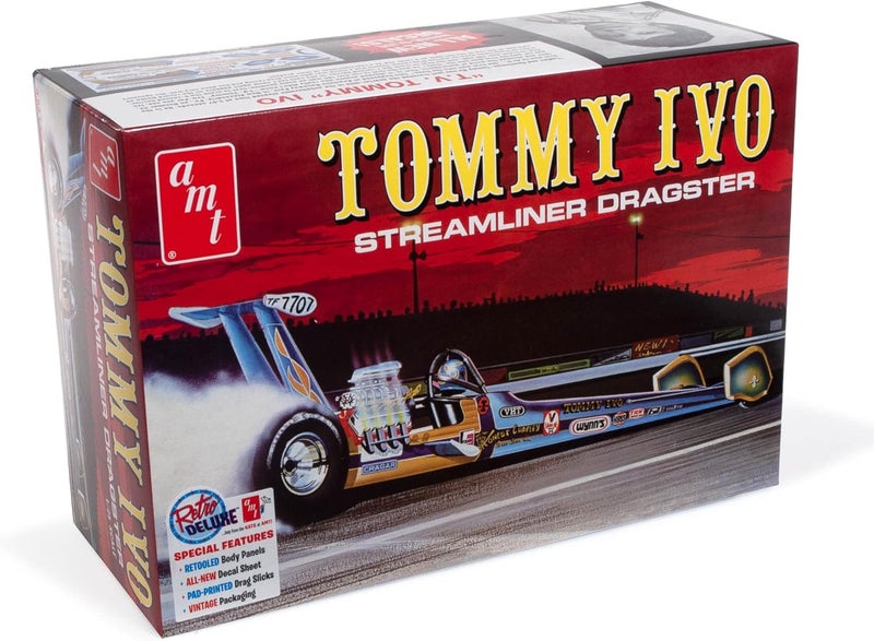 AMT Tommy Ivo Streamliner Dragster 125 Scale Model Kit - Image 1