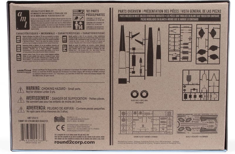 AMT Tommy Ivo Streamliner Dragster 125 Scale Model Kit - Image 4