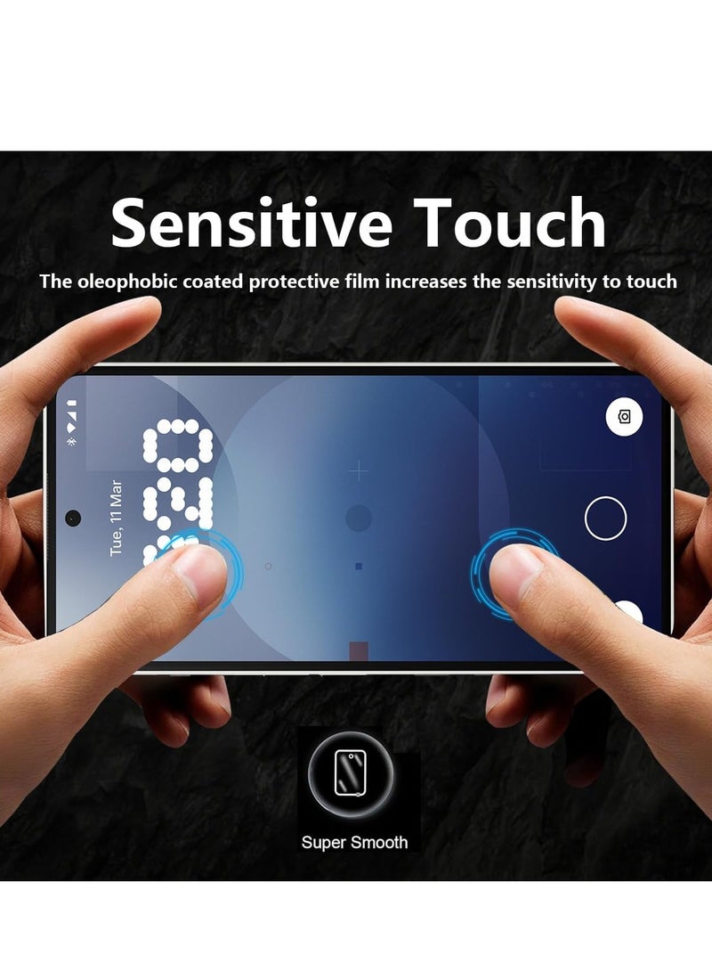 Screen Protector Compatible with Nothing Phone 3A 5G , [2+2 Pack] Tempered Glass + Camera Lens Protector,[Anti-Scratch][Bubble Free] 9H Hardness HD Clear Film for Nothing Phone (3a) 5G - Image 3