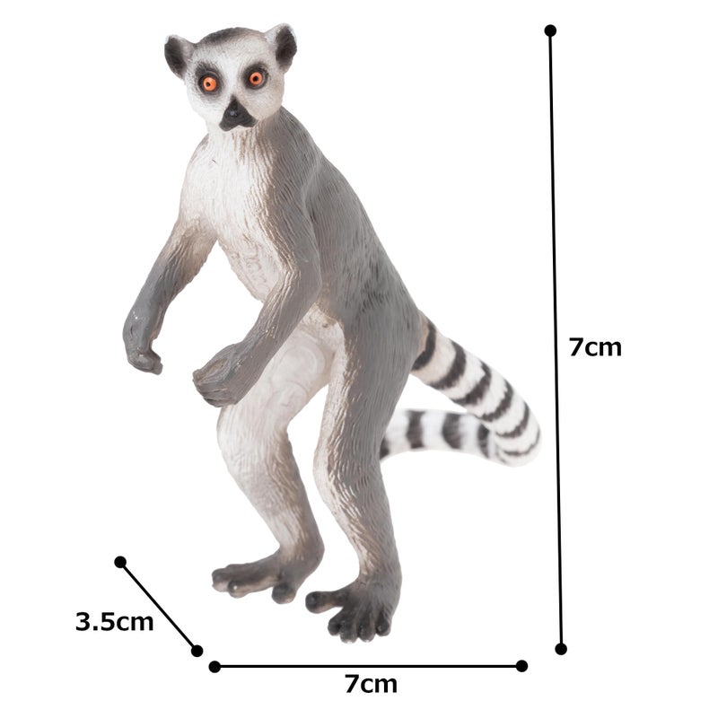 MOJO Ringtail Lemur Toy Figure - Image 3