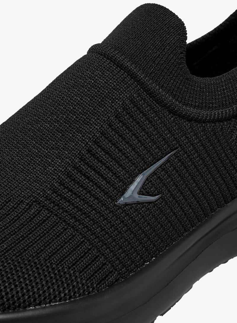 Dash Textured Slip-On Sports Shoes with Pull Tab - Image 4