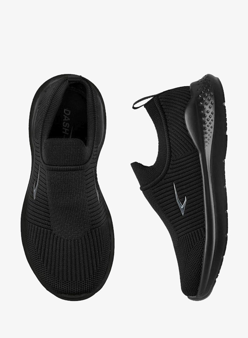 Dash Textured Slip-On Sports Shoes with Pull Tab - Image 2