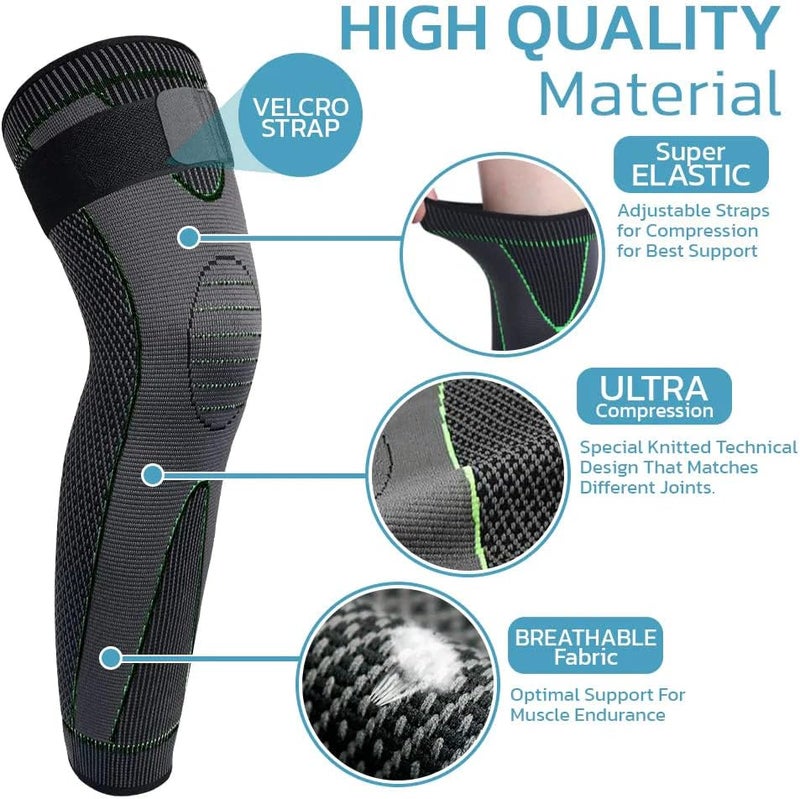 klarako KNEECA Tourmaline Acupressure Selfheating Knee Sleeve, Mugwort Acupressure Detoxing&Shaping Knee Pads, Wormwood Self-Heating Knee Pads, Knitted Nylon Strap Knee Pads for Men Women - Image 3