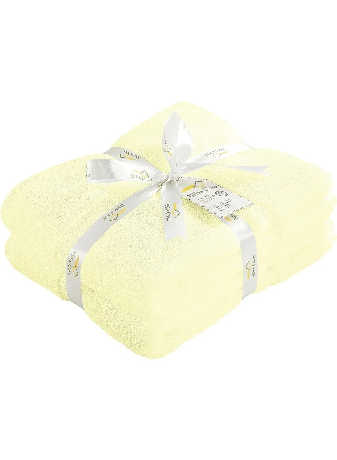Bliss Casa Bath Mat 2-Pieces 1000 GSM Genuine Ring Spun 100% Cotton Highly Absorbent Cotton