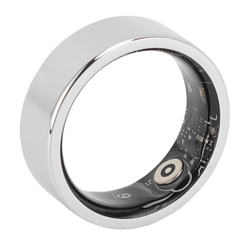 Smart Health Ring: Silver Size 7, Ultra Lightweight Wearability, High Precision Sensor - Intuitive Gesture Control, Fitness Ring for Swimming, Workouts, Men and Women - Image 5