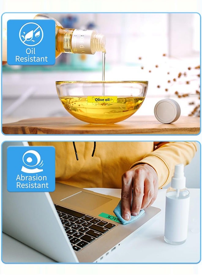 5 Pack Compatible with Dymo LetraTag Refills 12mm x 4m Plastic Replacement for Dymo Label Maker Refills for LT100H LT100T QX50 200B Label Makers 91331 91201 91221 Label - Image 4