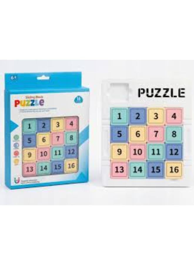 Sliding Number Puzzle Sorting Game
