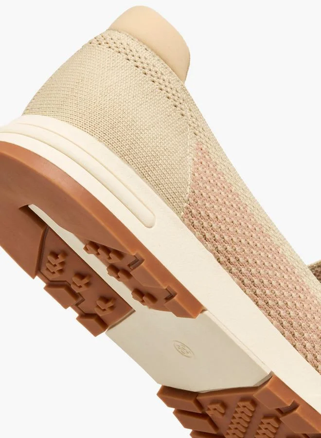 Flora Bella By Shoexpress BEIGE Women Elastic Ankle Sneakers for Women | Best Price UAE