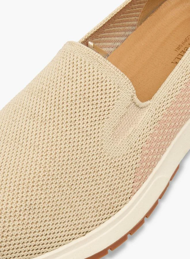 Flora Bella By Shoexpress BEIGE Women Elastic Ankle Sneakers for Women | Best Price UAE