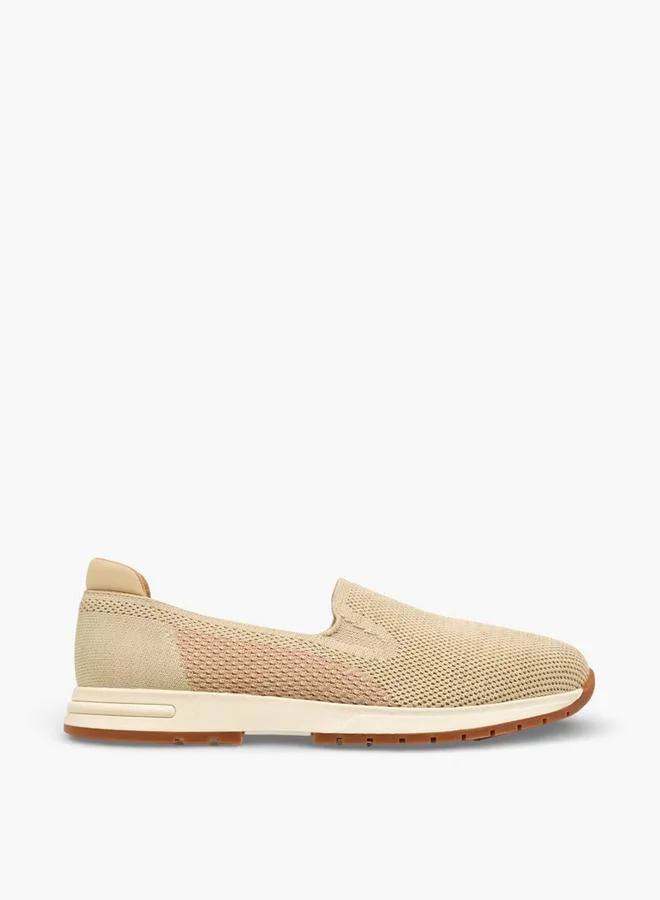 Flora Bella By Shoexpress BEIGE Women Elastic Ankle Sneakers for Women | Best Price UAE