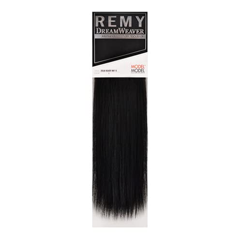 Model Model Human Hair Weave ModelModel Dream Weaver Yaky 16 Inch Pack of 2 1B