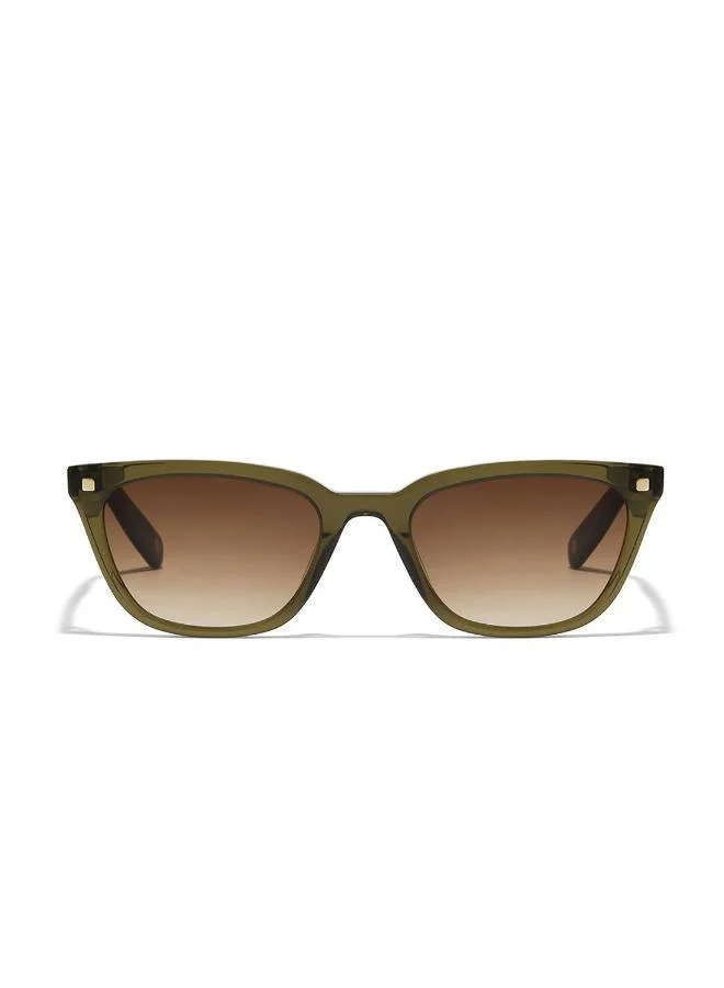 30Sundays Thalia,Women Sunglasses, Cat Eye Sunglasses, UV Protection: UV400 (Green,Brown)