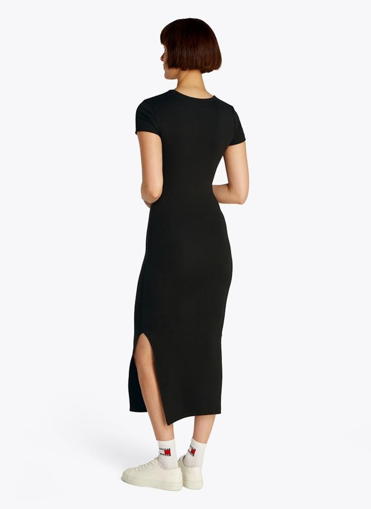 TOMMY JEANS - Logo Detail Bodycon Dress - Image 1