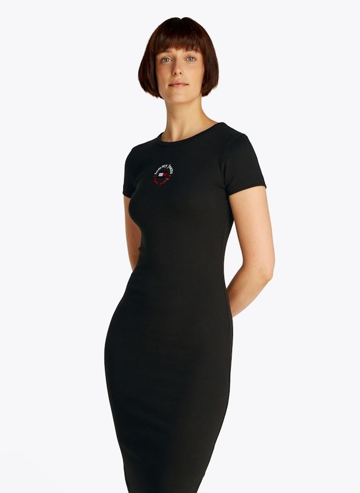 TOMMY JEANS - Logo Detail Bodycon Dress - Image 1
