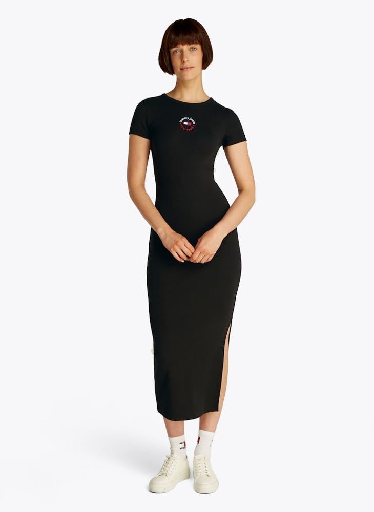 TOMMY JEANS - Logo Detail Bodycon Dress - Image 1