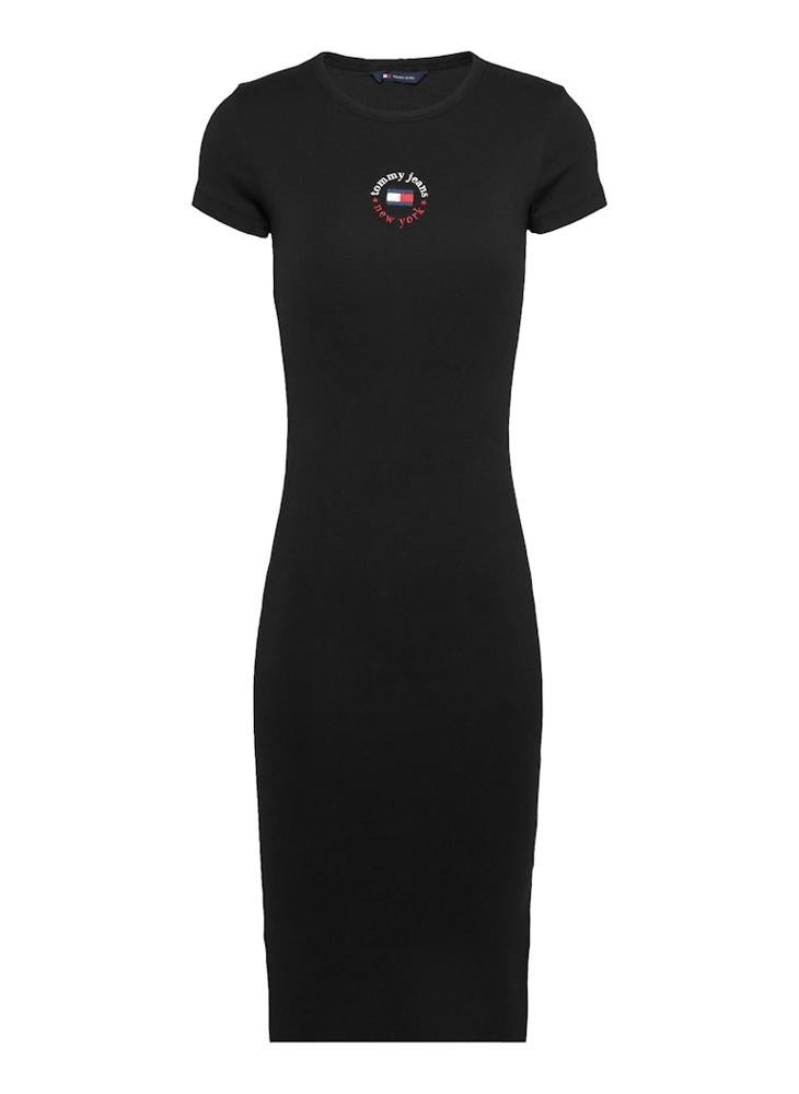 TOMMY JEANS - Logo Detail Bodycon Dress - Image 1