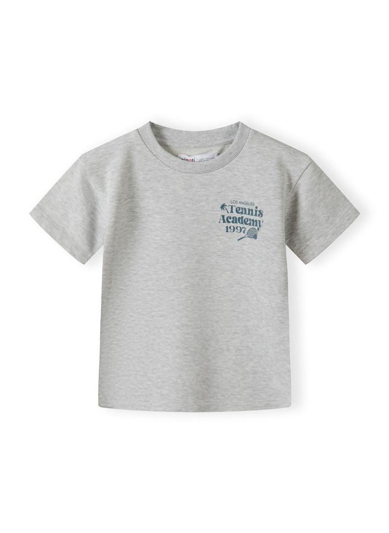 Boy’s Two-Piece Set with Printed T-Shirt and Shorts