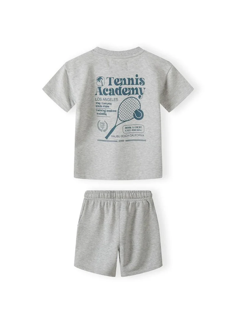 MINOTI Boy’s Two-Piece Set with Printed T-Shirt and Shorts