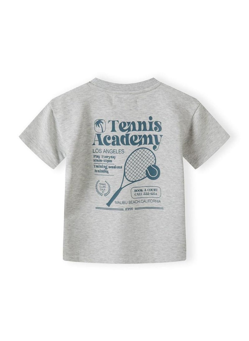 Boy’s Two-Piece Set with Printed T-Shirt and Shorts