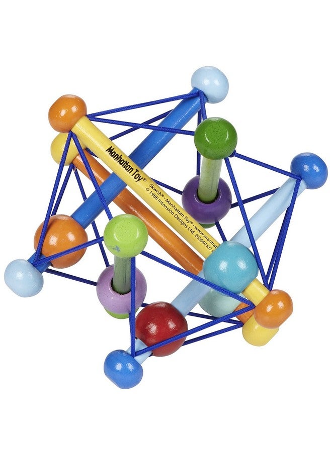 Manhattan Toy Manhattan Toy Skwish Color Burst Rattle and Teether Grasping Activity Toy