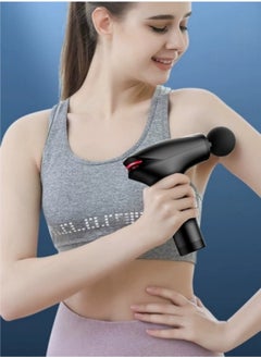 general brand Cold compress fascial gun with seven-color lights, electrically driven, LCD display model, fascial gun with vibration function for relaxing the entire body's meridians and muscles.  - Image 2