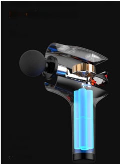 general brand Cold compress fascial gun with seven-color lights, electrically driven, LCD display model, fascial gun with vibration function for relaxing the entire body's meridians and muscles.  - Image 3