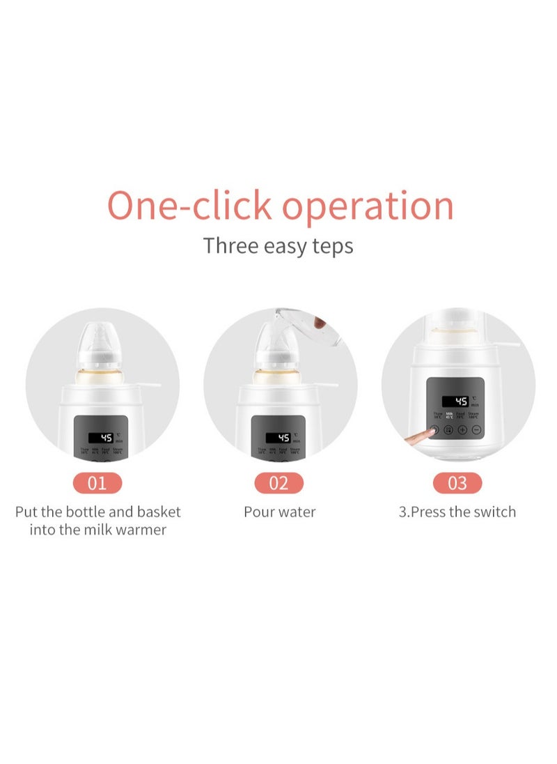 Smart Milk Heating and Insulation Cup - Four Adjustable Temperature Settings for Easy Enjoyment of Warm Milk