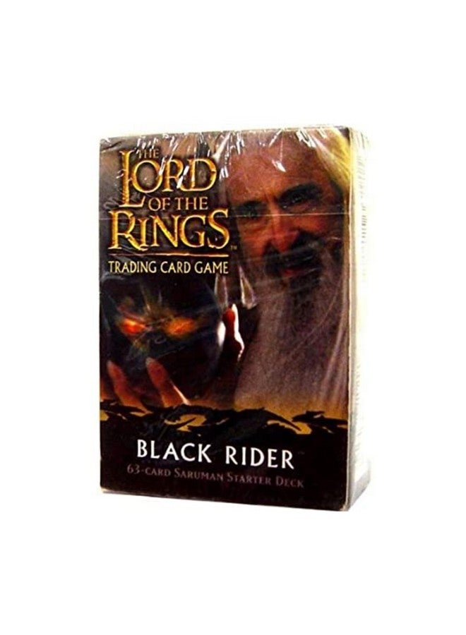 THE LORD OF THE RINGS Lord of the Rings Card Game Theme Starter Deck Black Rider Saruman Deck 