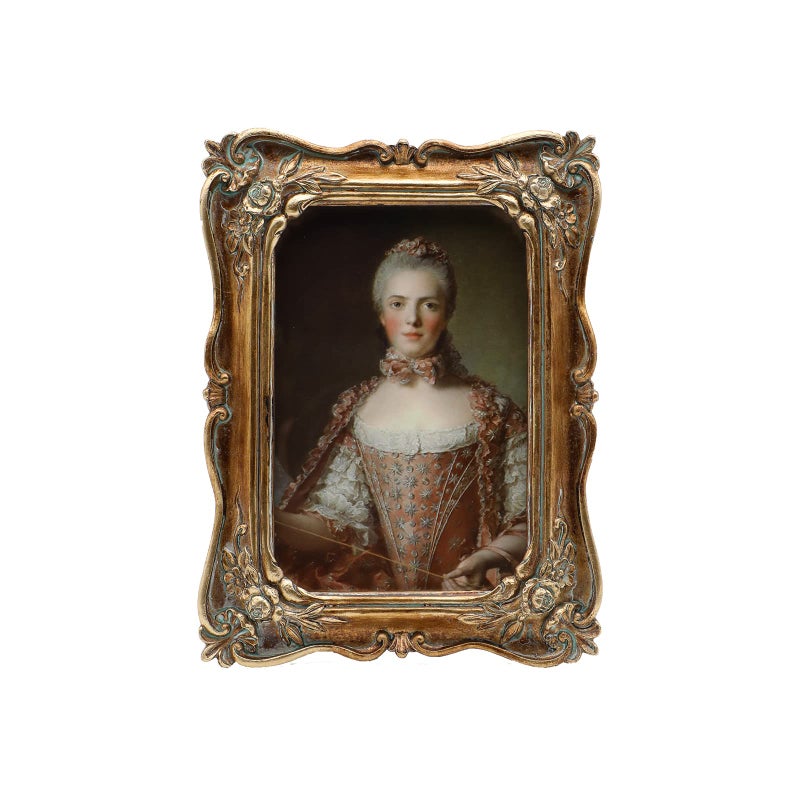 YULINK 4x6 Vintage Picture Frame  Antique Ornate Bronze Gold Photo Frame  for Tabletop and Wall Display  Decorative Retro Home Decor  Old Fashioned Photo Gallery Art - Image 1