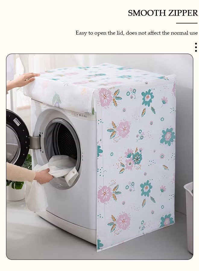 هومستر غطاء الغسالة الشاملة ، مقاوم للماء ، مقاوم للغبار ، دائم ، غطاء غسالة الغسيل ، حالة حماية الغسالة مع سحاب ناعم لغسيل الملابس والمطبخ والمنزل - Image 2