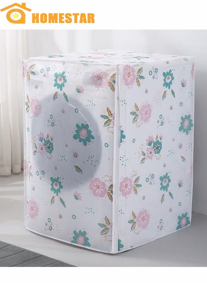 هومستر غطاء الغسالة الشاملة ، مقاوم للماء ، مقاوم للغبار ، دائم ، غطاء غسالة الغسيل ، حالة حماية الغسالة مع سحاب ناعم لغسيل الملابس والمطبخ والمنزل - Image 1