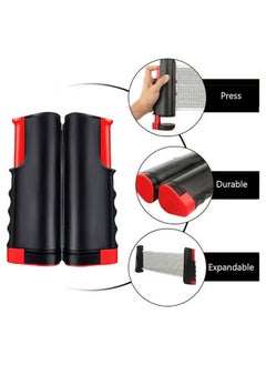 founder Ping Pong Paddle Set,Portable Table Tennis Set with Retractable Net,2 Rackets,3 Balls And Carry Bag for Children Adult Indoor/Outdoor Games  - Image 3