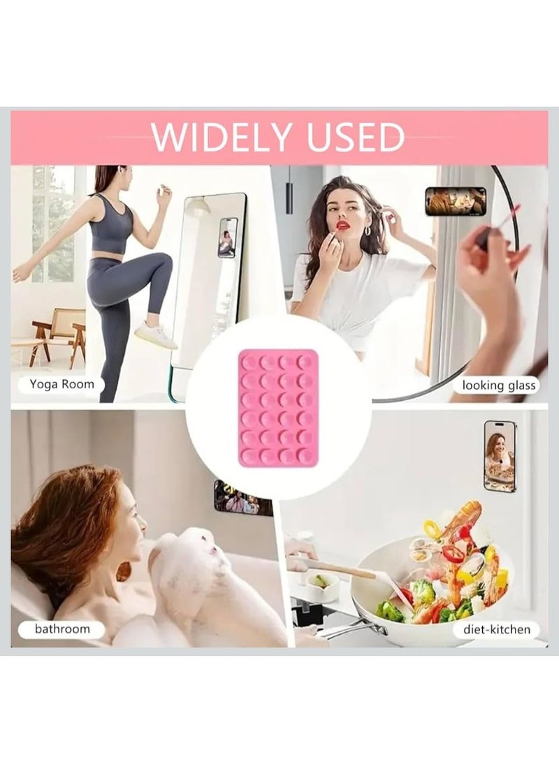 Silicone phone holder Suction - Pink - Image 2
