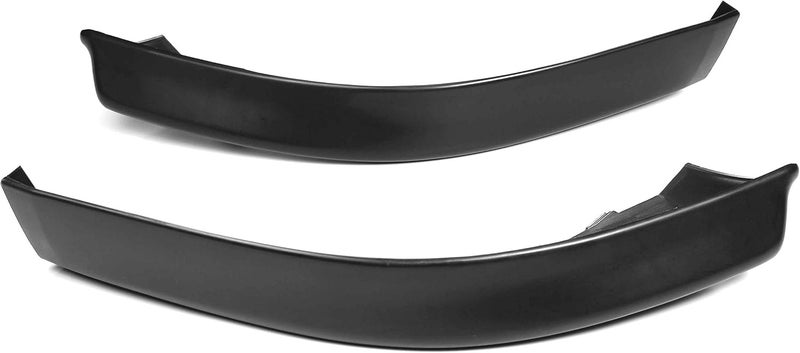 Wivplex Unpainted Black Front Bumper Splitter Lip Spoiler for Mitsubishi Lancer - Image 3