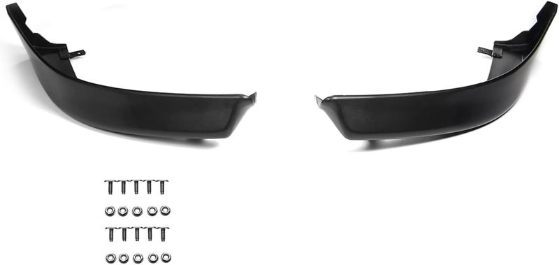 Wivplex Unpainted Black Front Bumper Splitter Lip Spoiler for Mitsubishi Lancer - Image 2