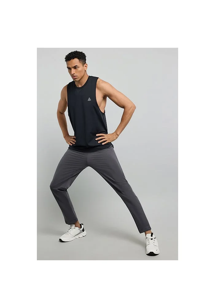 أر أند بي Solid Trackpants with Drawstring Waist