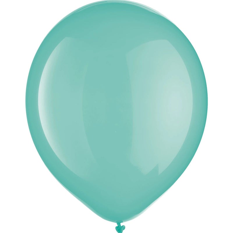Amscan Robin's-Egg Blue Latex Balloons - 9" (Pack Of 20) - Perfect For Any Event