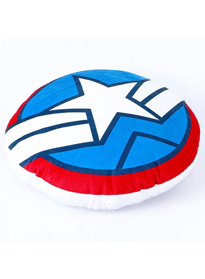 DANUBE HOME Danube Home Caramel Captain America Shaped Cushion 40cm | 100% Polyester Decorative Lightweight Throw Pillow For Sofas, Couches, Beds For Living Room 811500137972