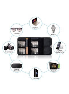 Generic 25 in 1 Portable Mini Screwdriver Repair Tool Kit with Leather Case, Pentalobe 0.8 1.2 P5 Torx T5 Screwdrivers for MacBook Pro, Tablets, Laptops, Cell Phones, Watches, Glasses, iPad  - Image 4