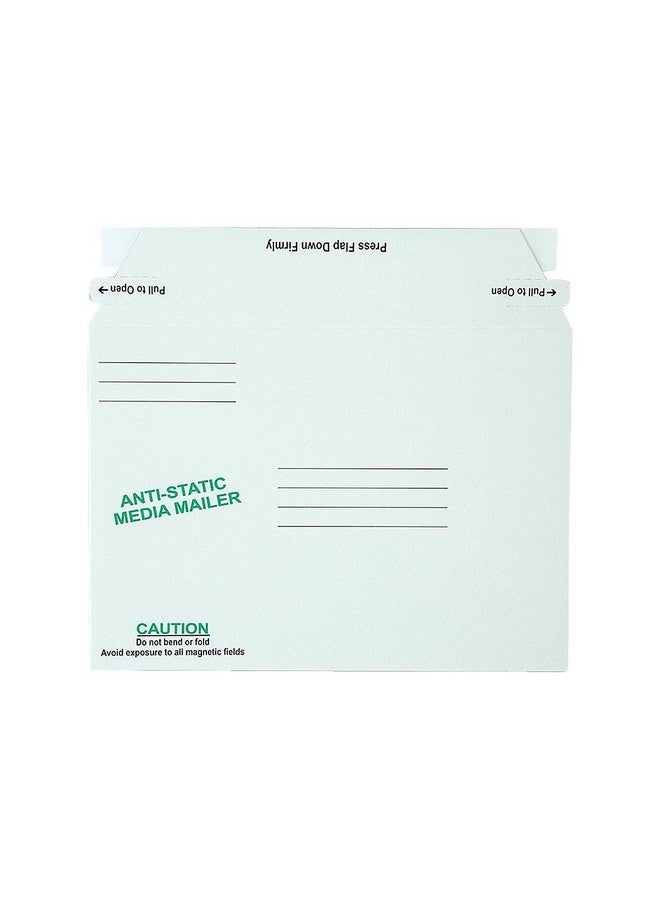 Quality Park Antistatic Fiberboard Disk Cd/Dvd Mailer Cheese Blade Flap Redistrip Adhesive Closure 6 X 8.63 White 25/Box - Image 2