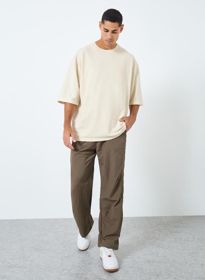 Styli Men Straight Leg Pants with Drawstrings - Image 2