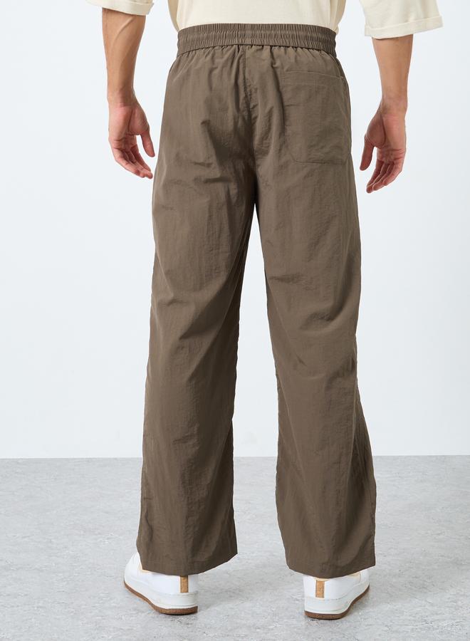 Styli Men Straight Leg Pants with Drawstrings - Image 4