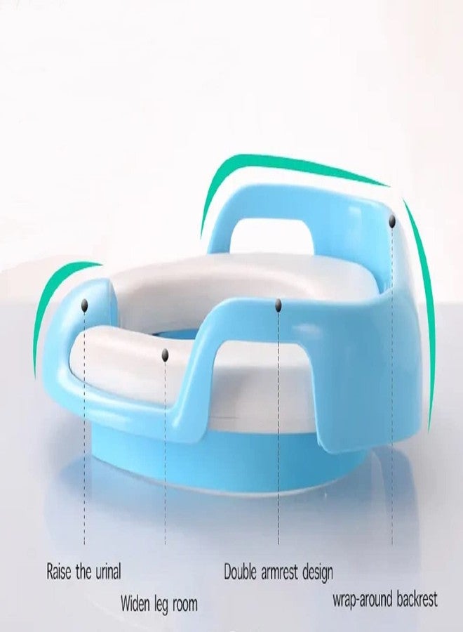 WOTOFY PP Baby Potty Training Seat Ring With Handle - Cushioned Potty Toilet Seat Safe Soft Training Seat Potty Sitting Bathroom Trainer Closestool Cover For Western - Image 5